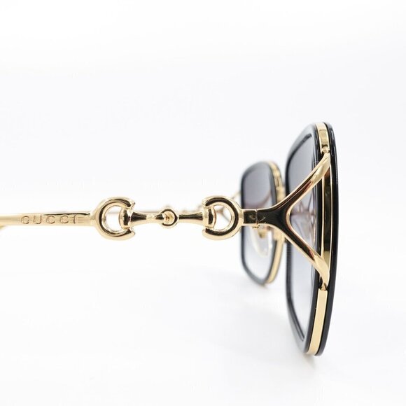 Gucci GG1016 Square Sunglasses Black Gray OS - Picture 7 of 16